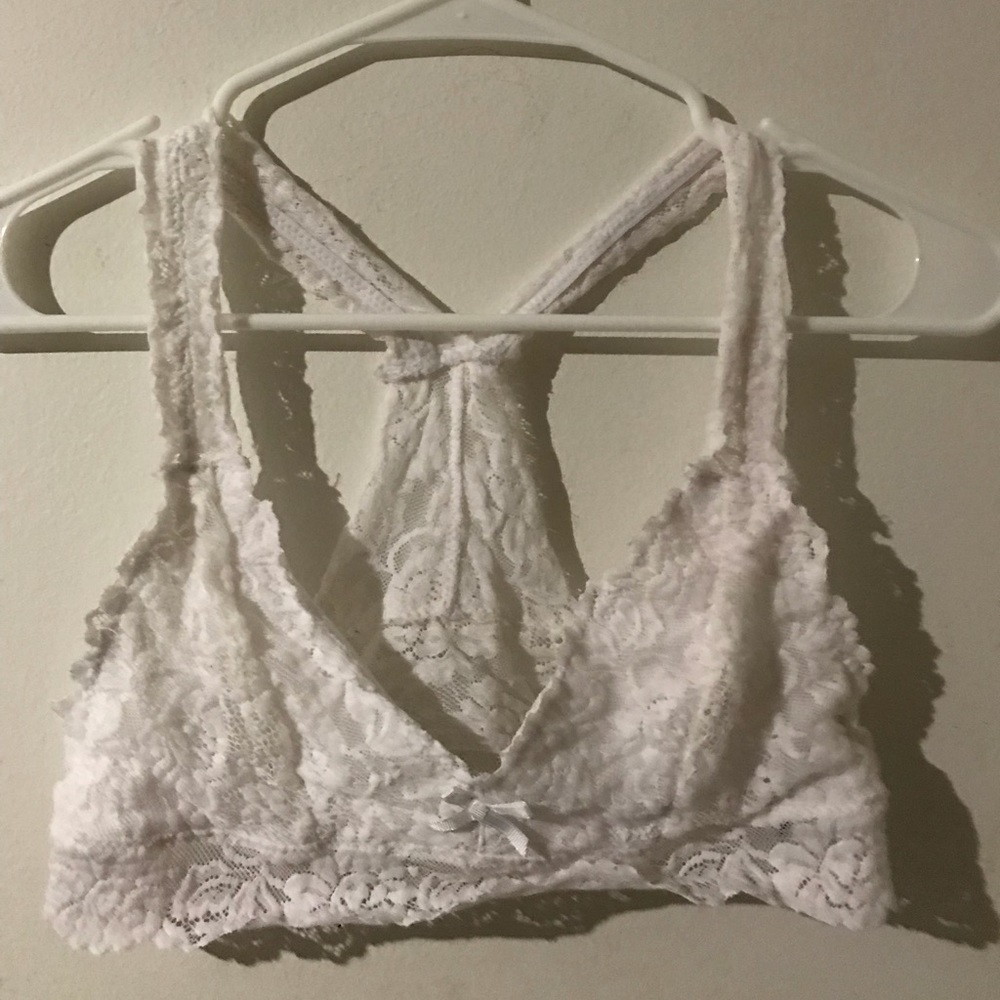 White bralette